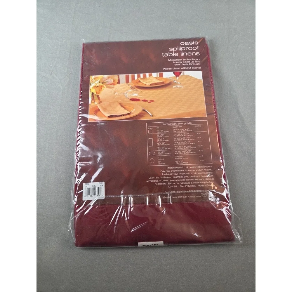 Oasis Spillproof Tablecloth Table Linens‎ 52